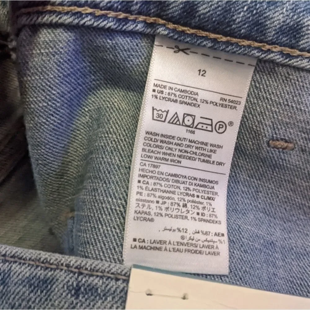 Old Navy high waisted jean short shorts
